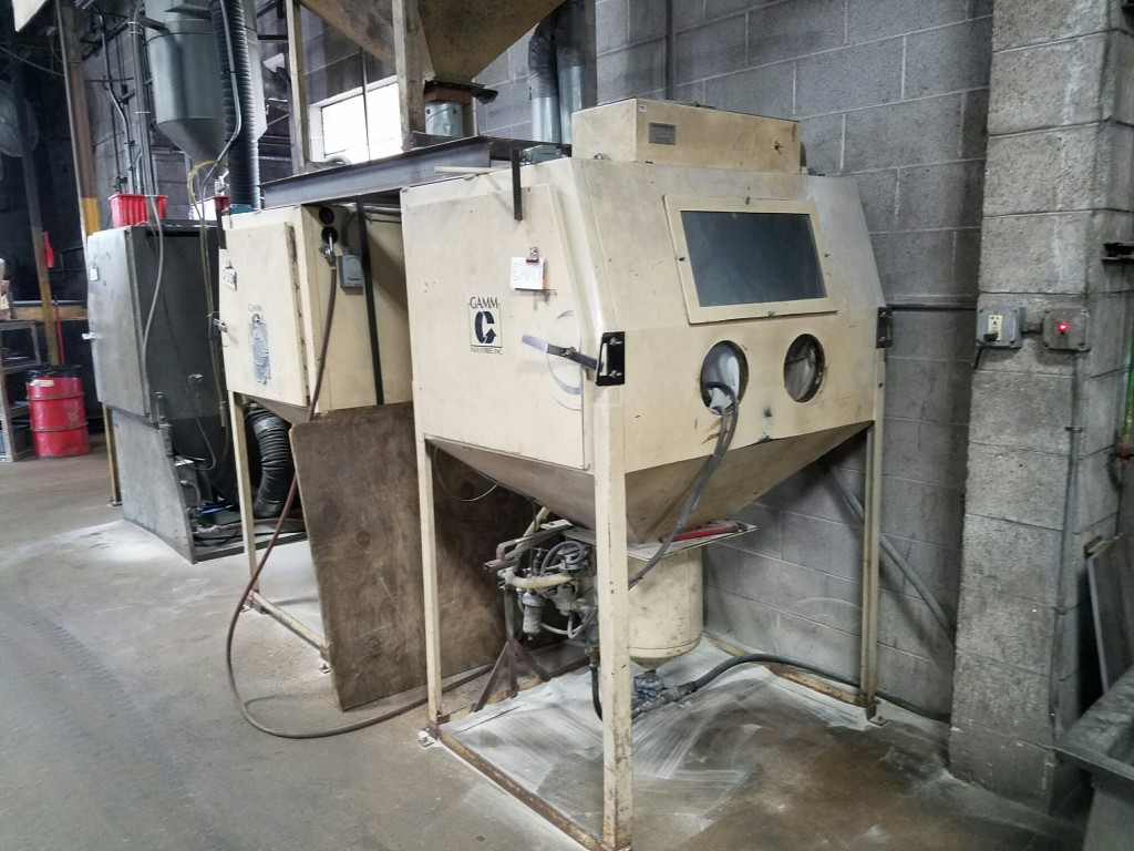 A glass bead blast machine is a great option for fragile objects requiring refinishing,