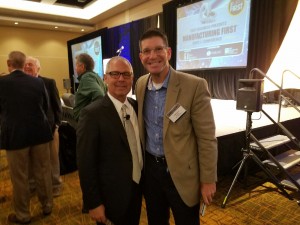 Mark King & Terry Schultz at Manufacturing First Expo Green Bay
