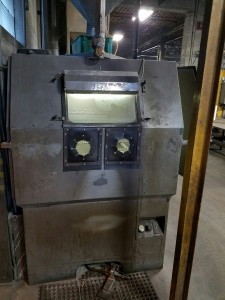 Front view, Blast Cabinet