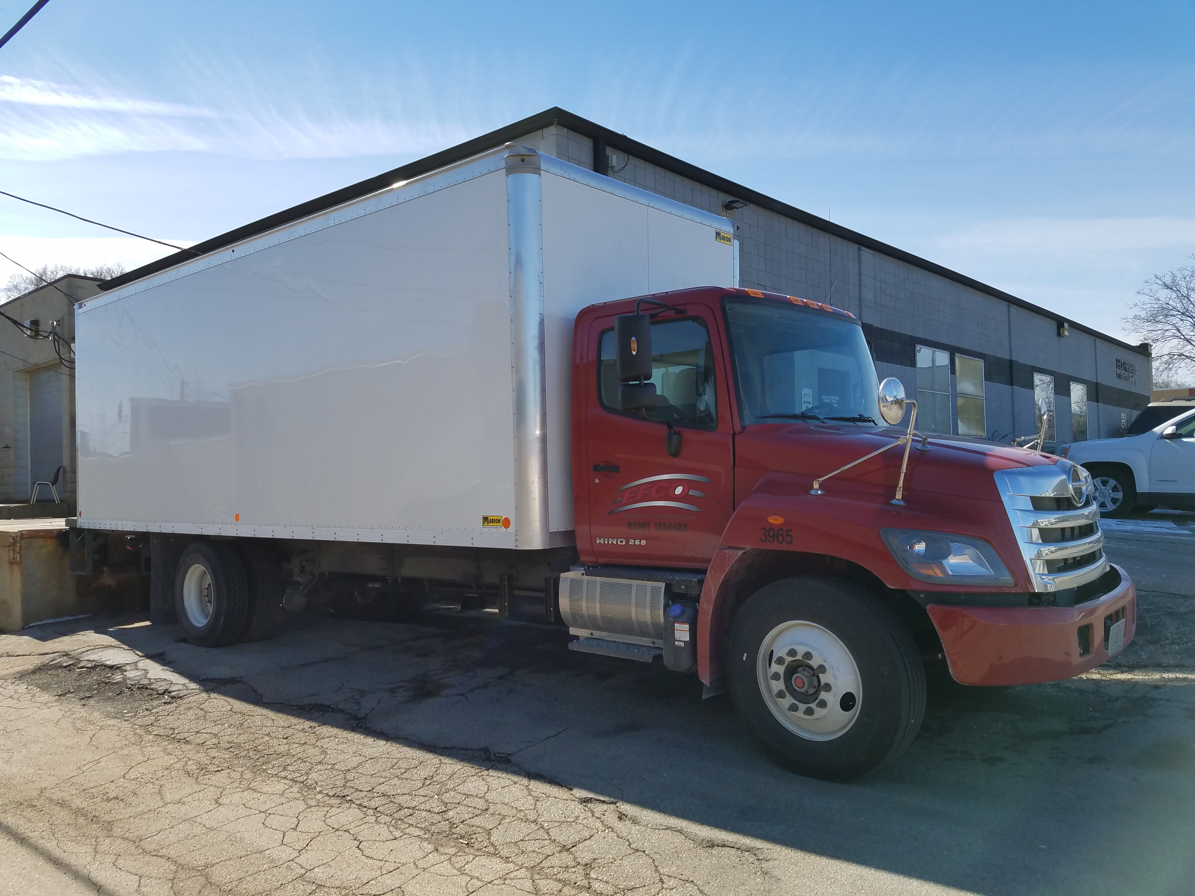 EFCO Metal Finishing pickup & delivery truck